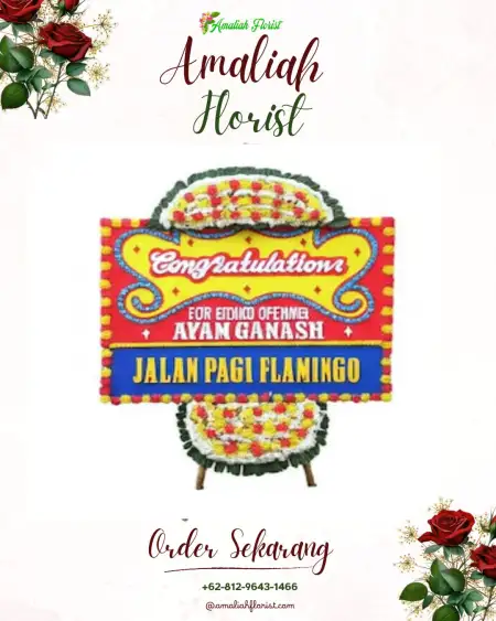 Sewa Papan Bunga Kekenturan Dua